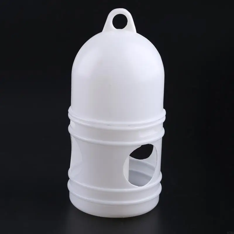 

97BA for Pigeon Water Drinker Feeder Parrot Waterer Capacity 1L for Small Poultry Bir