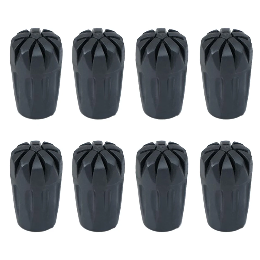 Резиновые наконечники для походной трости, сменная торцевая крышка для треккинговой палки, защитная крышка для снаряжения для скалолазания по тропу