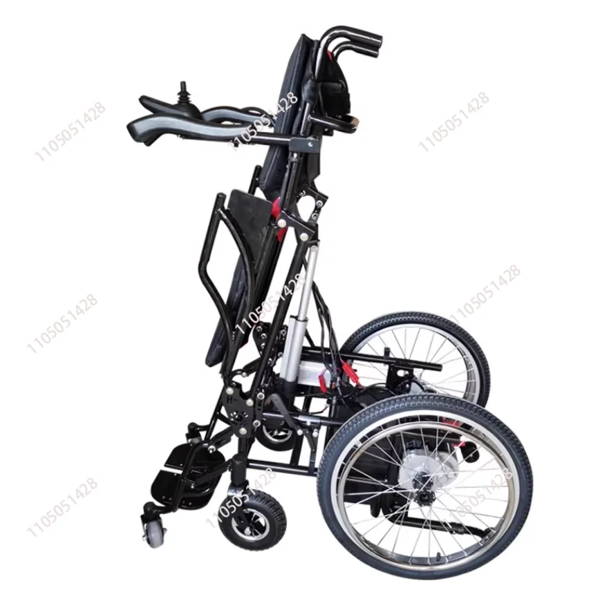 24V40A Lead Acid Battery, Battery Life 40kmPush Stand Up Standing Wheelchair By Remote Control