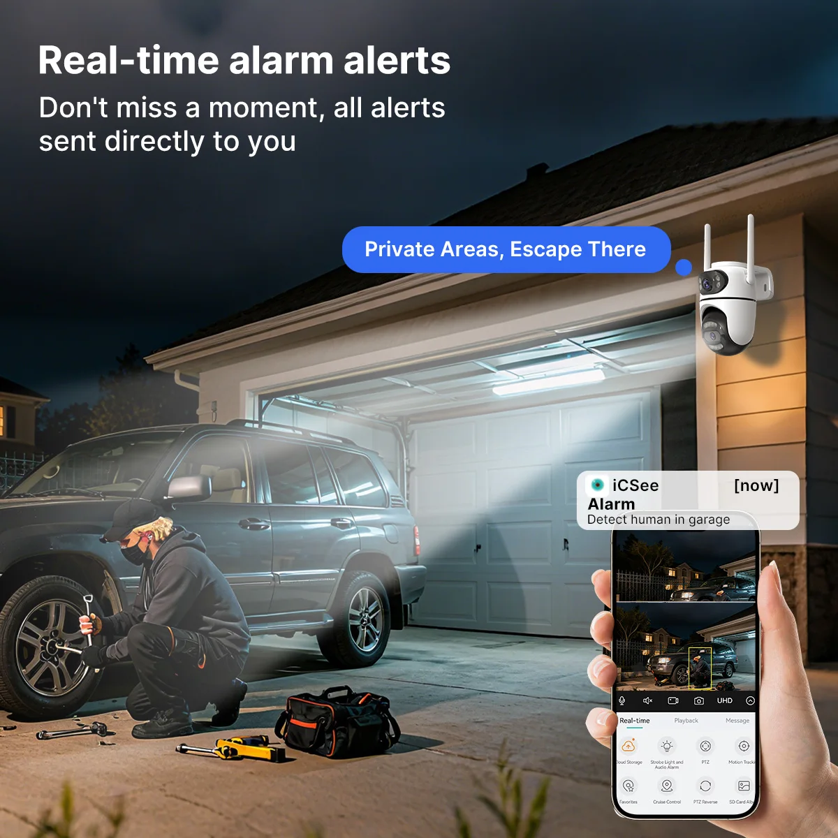 WONSDAR 2 قطعة كاميرا IP في الهواء الطلق المنزل الذكي الذكية للرؤية الليلية مراقب 2-way الصوت تصنيف حماية الأمن مراقبة iCsee