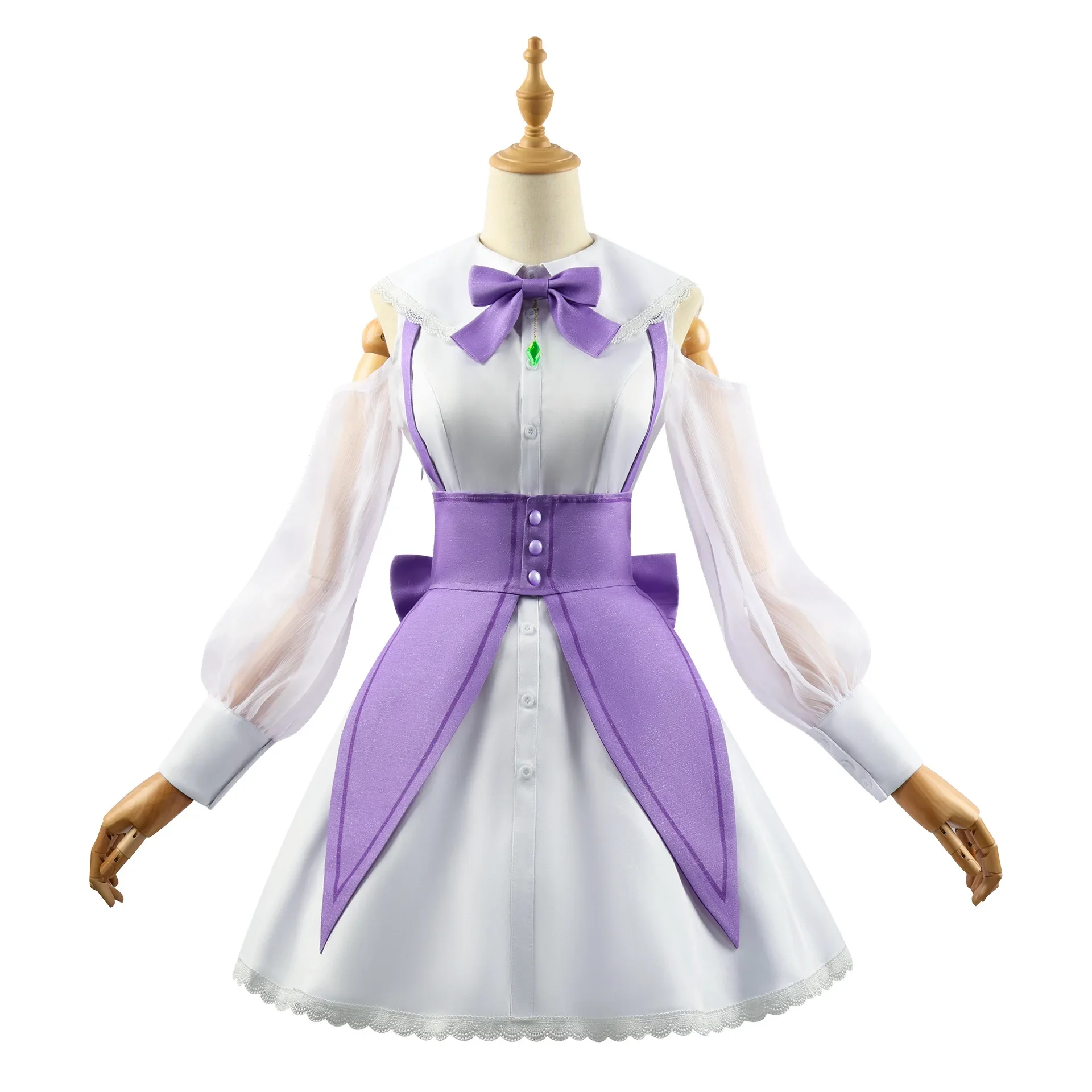 Emilia Cosplay Costume Anime RE: ZERO - Starting Life in Another World Outfits Christmas Carnival Party Role Play Uniform Women