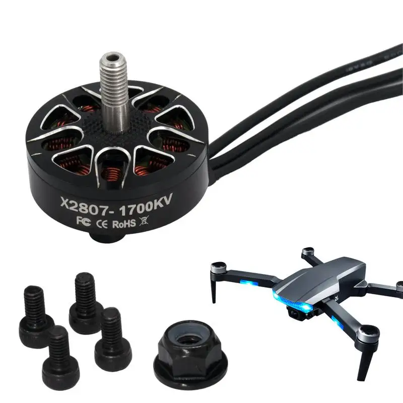 Brushless Drone Motor Outrunner Motor RC Plane Motor X2807 1300KV/1500KV/1700KV flying machine FPV RC racing drone multi-rotor