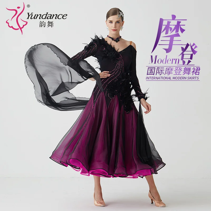 

B-21143 Custom New International Standard Ballroom Dance Dress High Quality Ballroom Dance Dresses for Sale