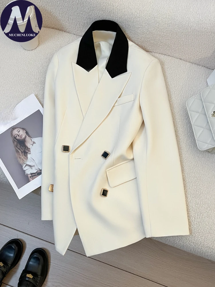 Women\'s Long Sleeves Blazer, Office Blazer, Casual Coats, Loose, Street Trends, Versatile, Korean Fashion, Spring, Autumn, New