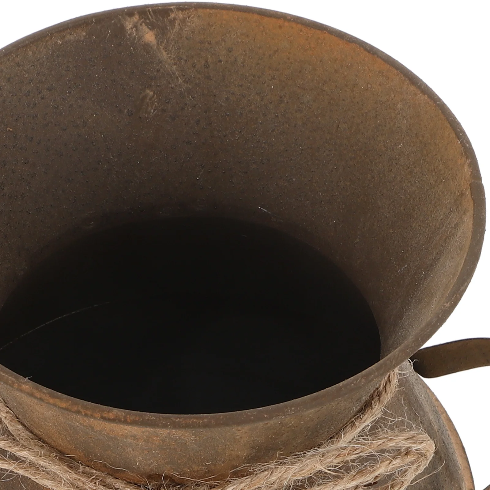 Vintage Iron Flower Vase Decorative Floral Art Holder for Home Hotel Cafe Durable Retro Flower Pot Decoration Floral Vase