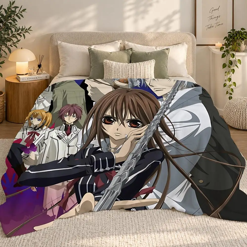 Vampire Knight Classic Vintage Throw 240g flannel blanket, suitable for sofas, beds, offices, exquisite gift blankets