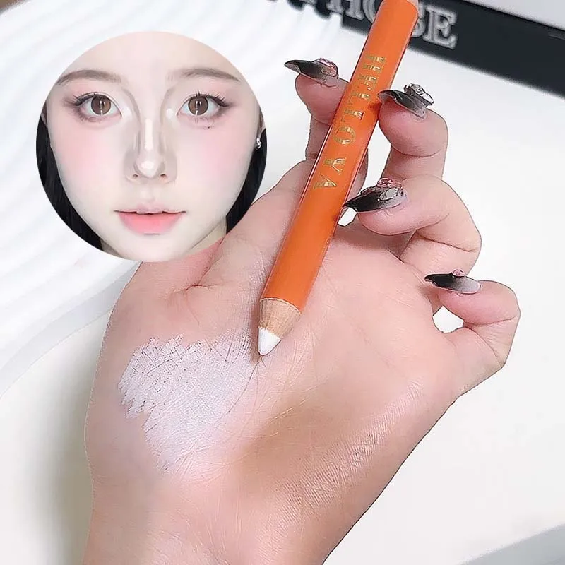 Dual-Head Contouring Pen Highlighter Shading Stick Matte Natural Cement Grey Brighten Facial Nose Shadow Highlight Contour Stick