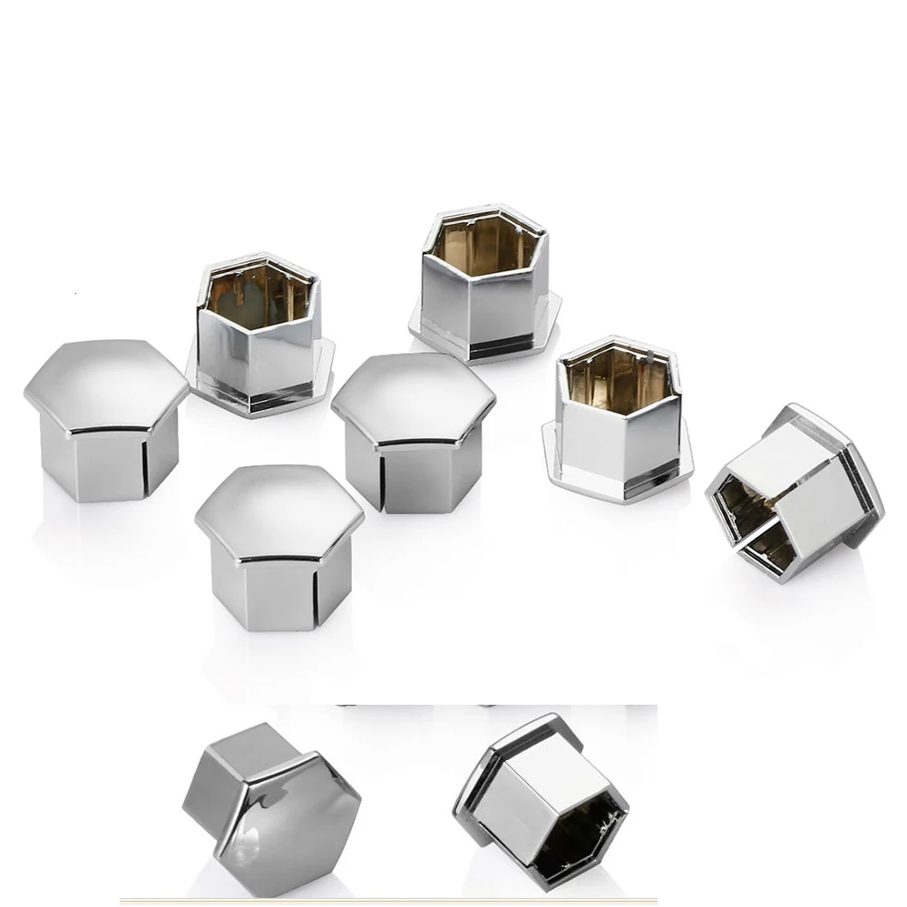 100pcs Car Wheel Nut Rim Cover Tyre Screw Cap Exterior Accessories For Peugeot 207 301 307 308 408 508 3008 Citroen C4l C5 C2