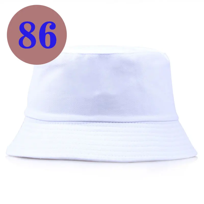 

Fashion Summer Reversible Bucket Hat Woman Man Outdoor Sports Sun Beach Fisherman Cap Unisex Adult Daily Solid Visor Panama Hat