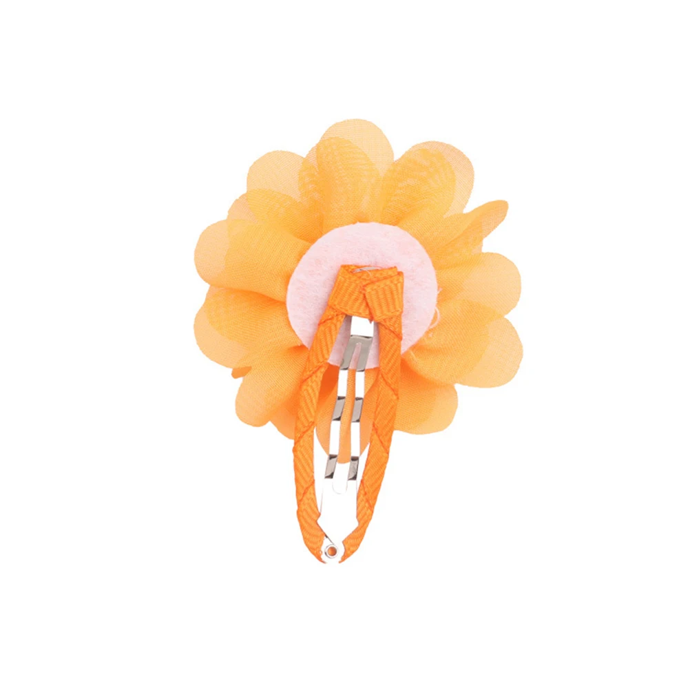 

15pcs Snap Hair Clips Kids Baby Barrettes Hairpin Accessories Side Clip Colorful Flower Patterns Fits All Hair Styles Beautiful