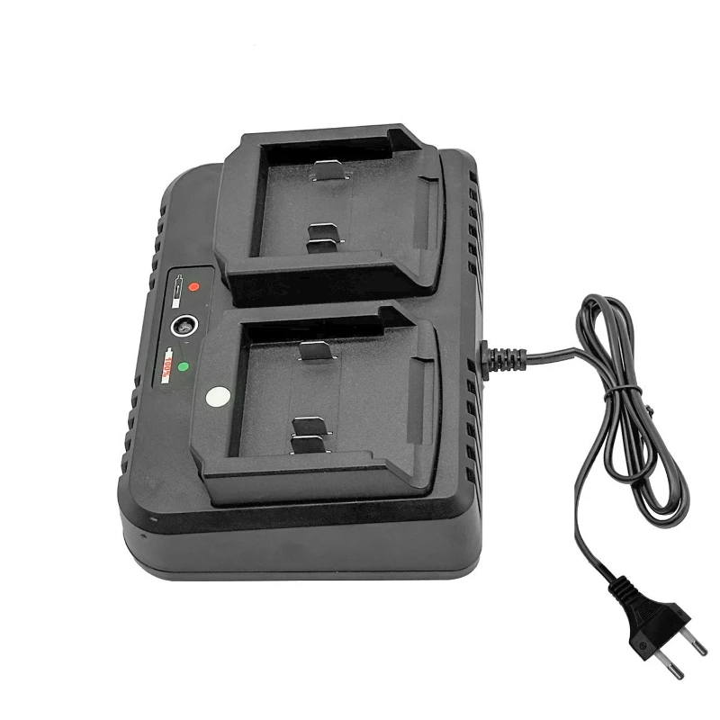

Portable Lithium Battery Charger Dual-Port Battery Charger for Makita 18V Lithium Batteries Power Tool Battery Charging Station