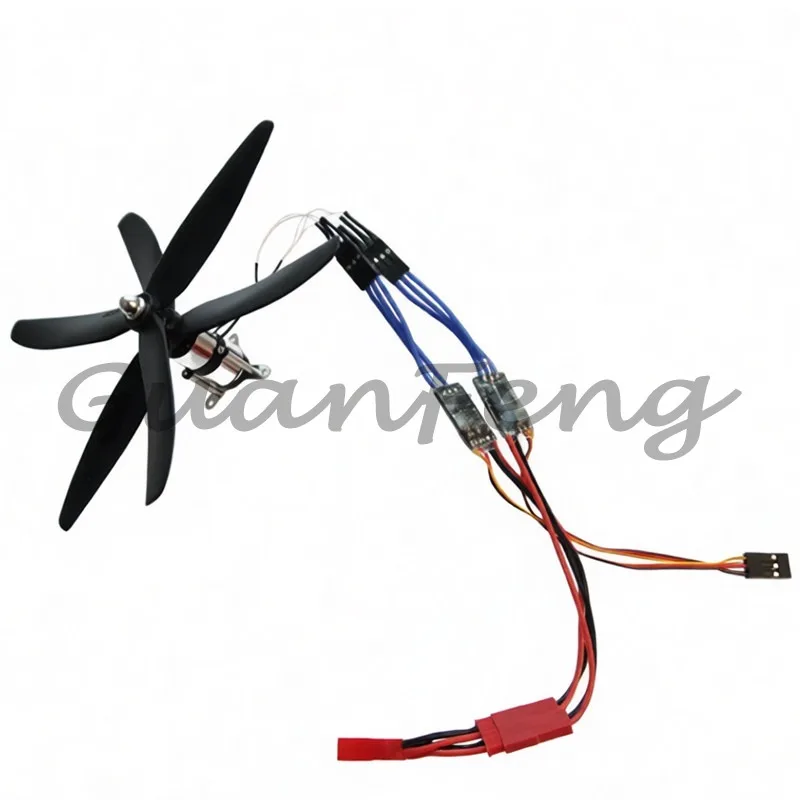 YX-13DZ Brushless Counter-rotating Micro Motor DZP13 Coaxial Double-propeller Brushless Motor 13g Micro Non-reverse Torsion