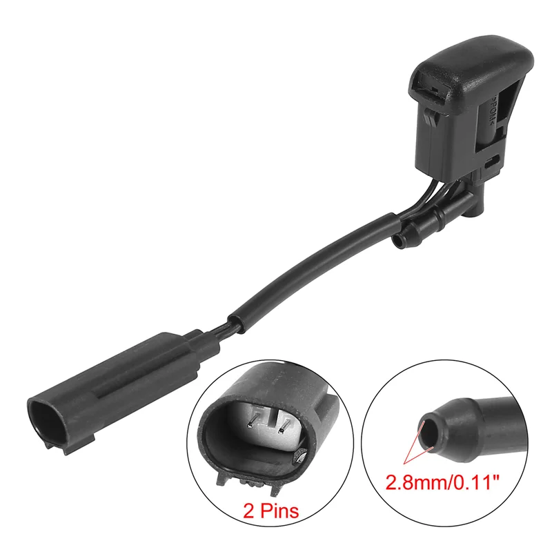 1Pair New Windshield Heated Washer Sprayer Nozzle Jet 61667110851 for -BMW 1-Series E81 E82 E87 X3 E83 X5 E53 Z4 E85 E86 view 4