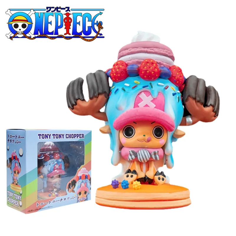 

Anime Creative One Piece Tony Tony Chopper Candy Series Anime Figure Cartoon Collection Doll Cute Desktop Ornament Birthday Gift