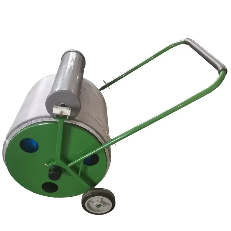 Large Capacity 57L Steel Labor-Saving Garden Roller Manual Push Lawn Water Absorption Fixing Frame Effective Water