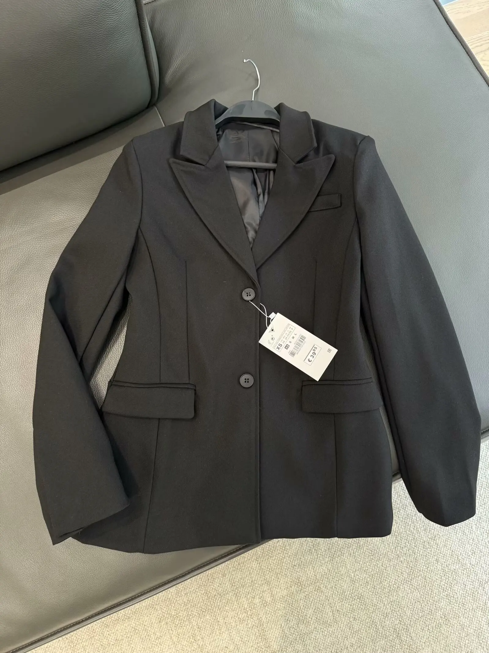 

Faionable Slim Fit Women's Suit Jaet oulder Pads Waist Cinching New Autumn 2024 Versatile Long Sve Single Button