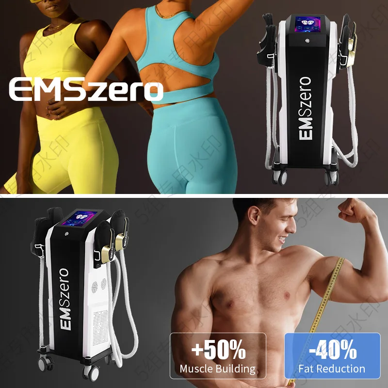 

EMSzero 200Hz 6500W EMS Body Sculpt Machine Body Slimming Muscle Building Electromagnetic Stimulation Beauty Salon