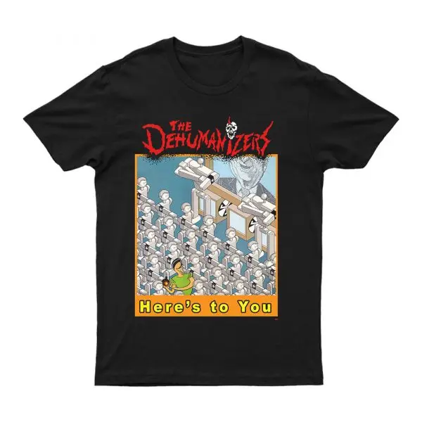 

2025 New THE DEUMANIZERS - HERE'S TO YOU Printed Unisex Street Fashion Trendy Short Sleeves Made of Pure Cotton Round
