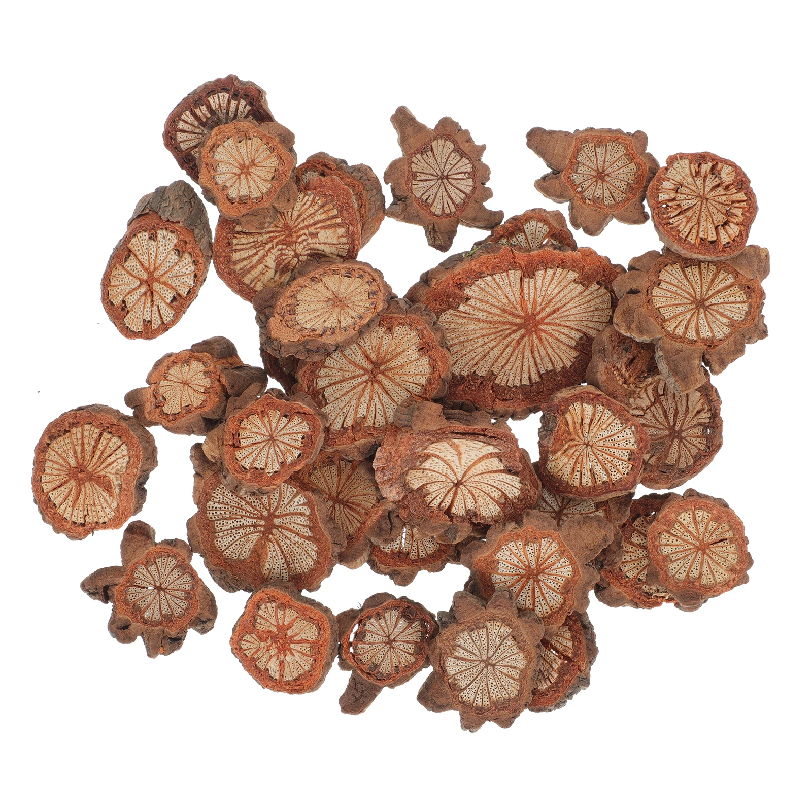 

1Pack Natural Wooden Chip Wreath Decorative Craft DIY Supply Rustic Home Ornament Table Decoration Home Ornament