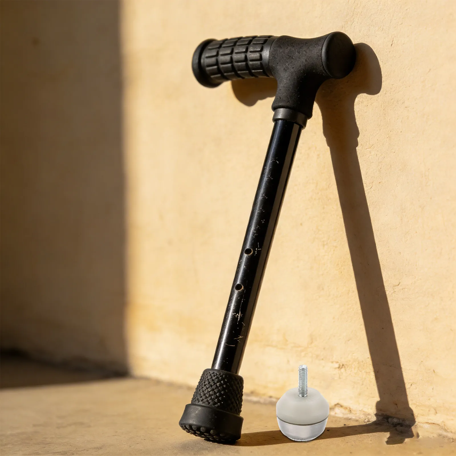 Blind Cane Walking Stick Tip Rolling Ball Glow Enhanced Stability Replacement 30Mm Indoor Outdoor Use Blind Cane Tip