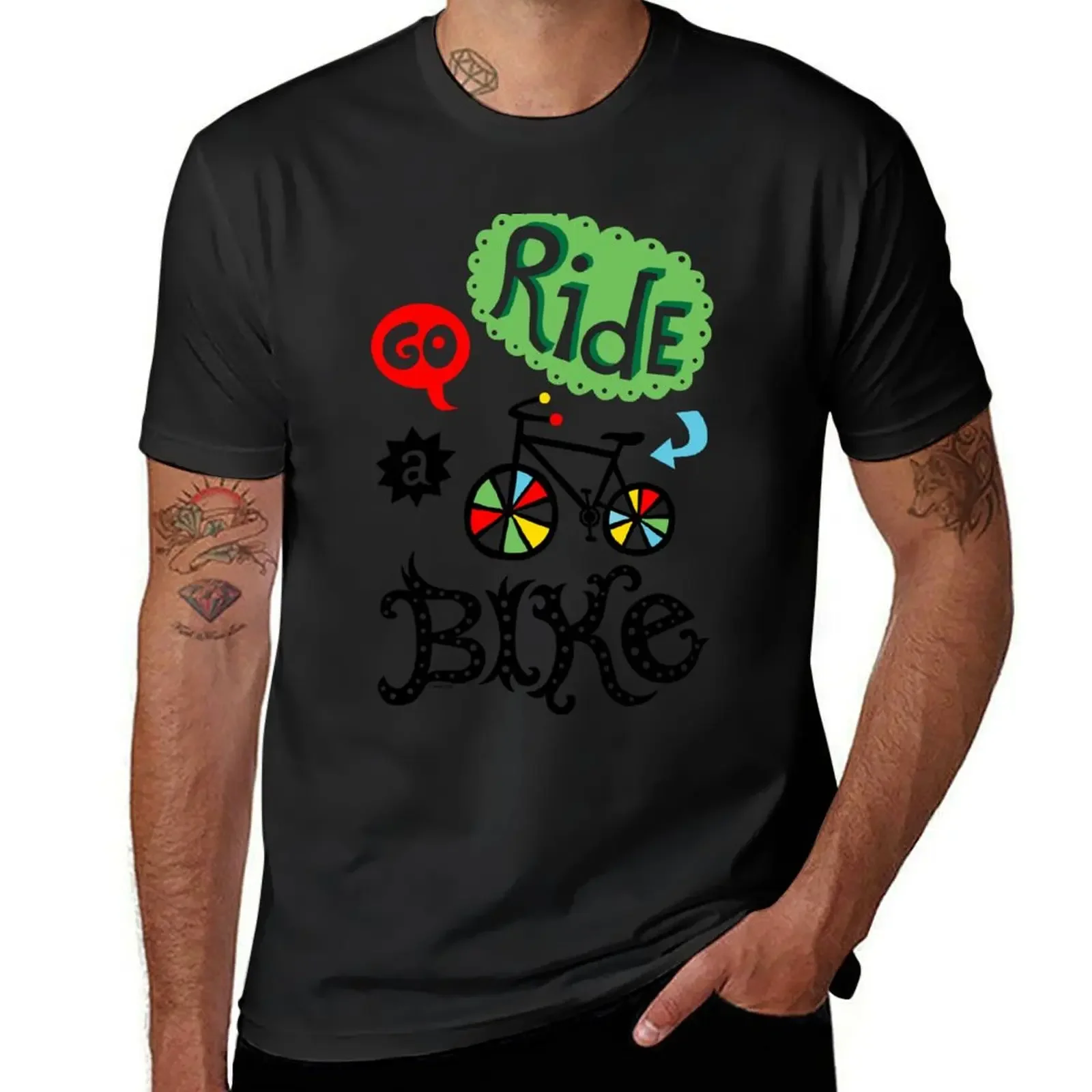 

Go Ride a Bike T-Shirt custom shirt shirts graphic shirts graphic tees t shirts for men pack