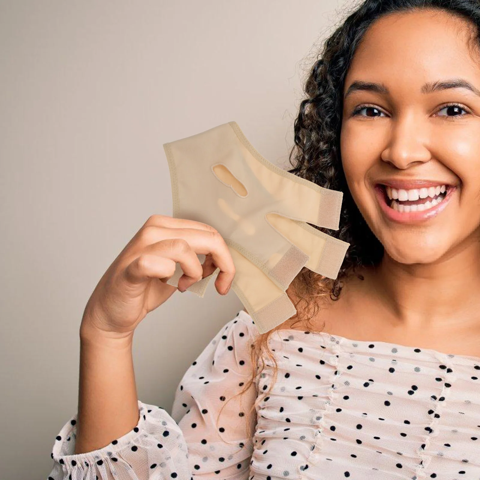 Face Slimming Mask Facial Skin Compact Face Shaper Cheek Lift Tape Belt Anti Wrinkle Sagging - Size S