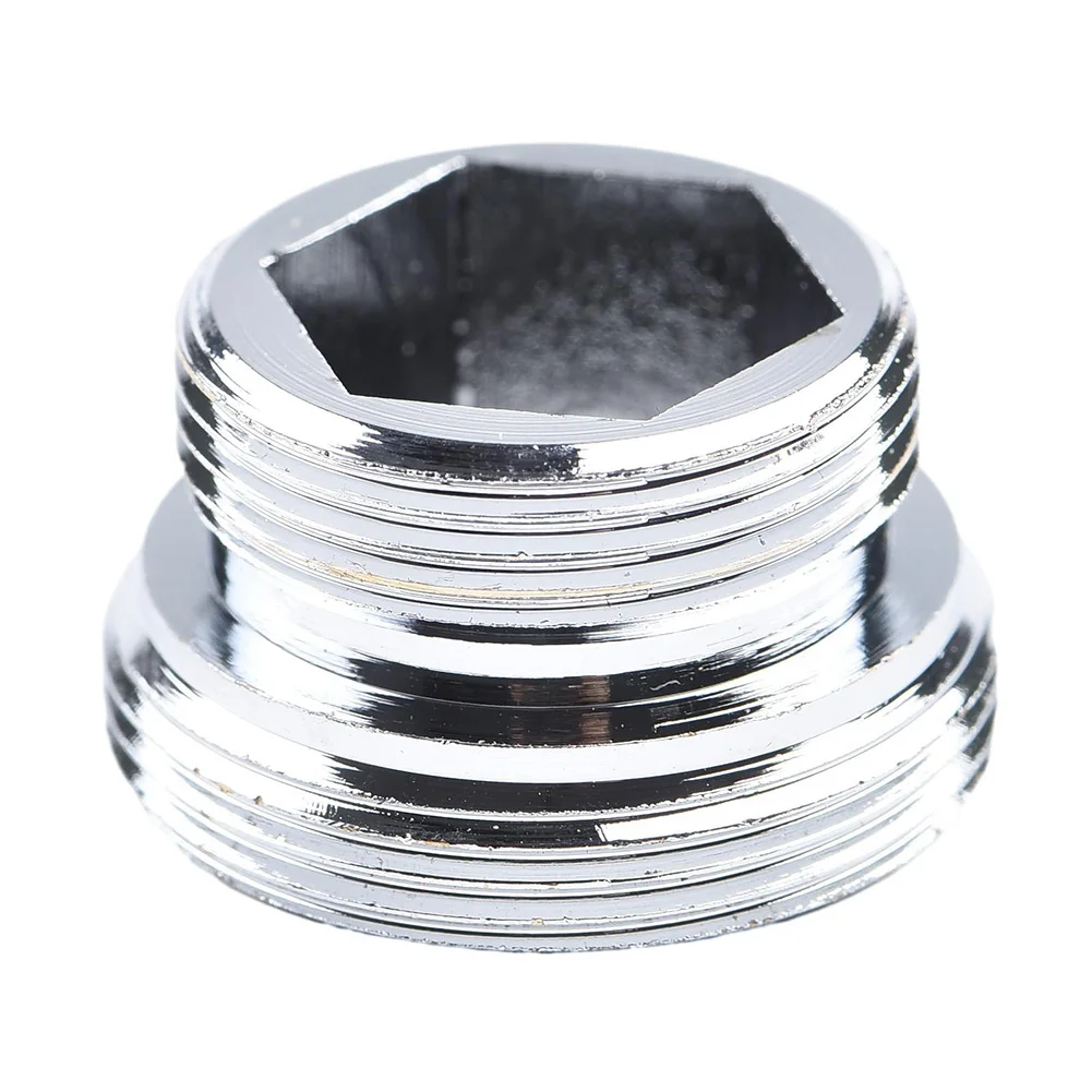 Thread Adapter Faucet Adaptor Faucet Connector Inside Thread Kitchen Tap Aerator Metal Silver Water Tap Connector