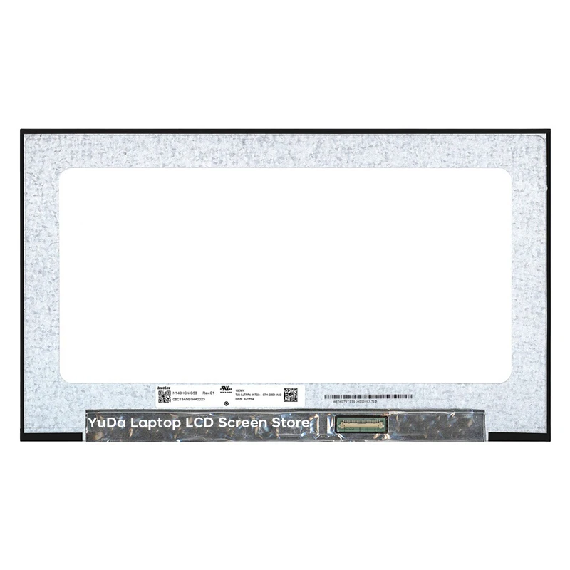 14 Inch Laptop LCD Touch Screen N140HCN-G53 B140HAK02.4 LP140WFB-SPF4 LP140WFB-SPF2 Display Matrix Panel Replacement 1920x1080