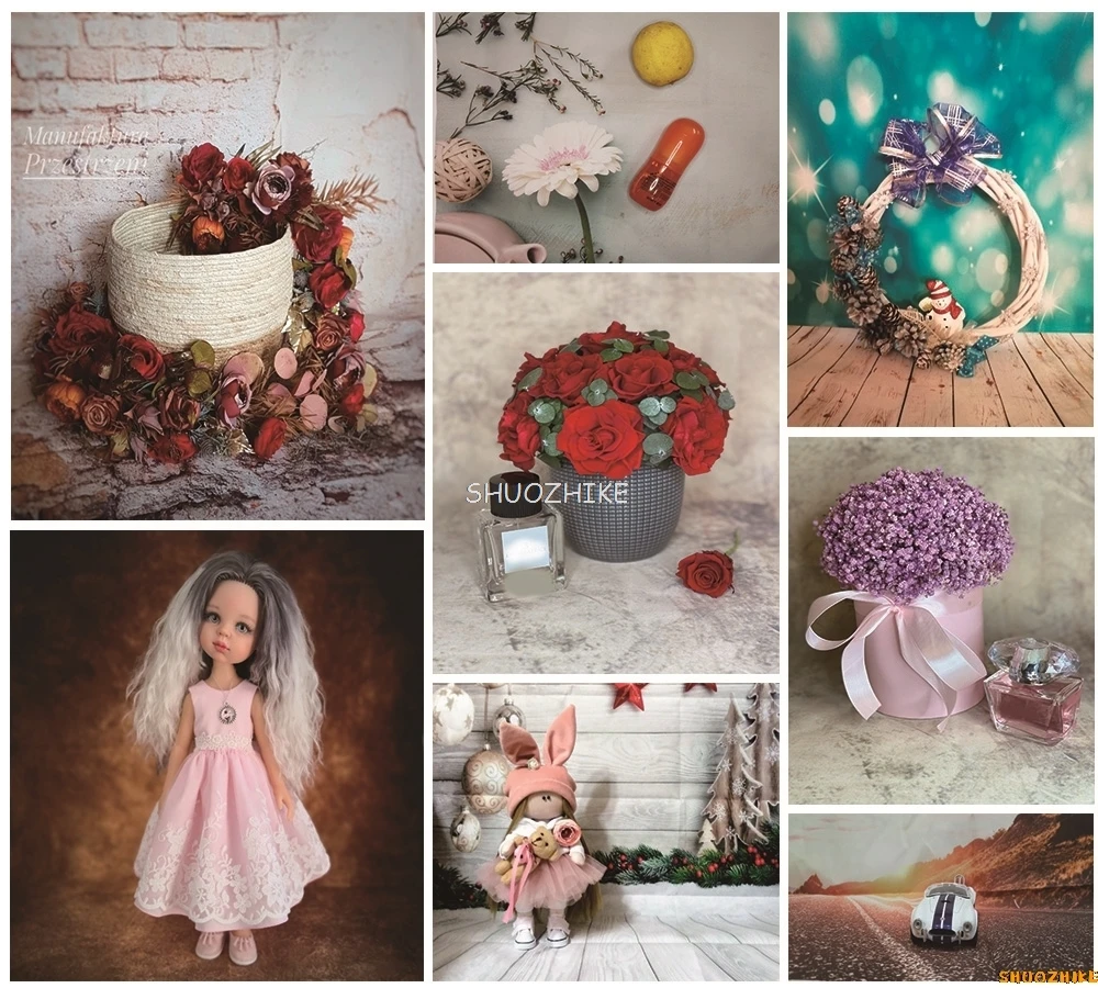 Sfondo di san valentino Red Rose Love Bridal Wedding Pre Wedding Party neonato compleanno fotografia fondali puntelli VA-01