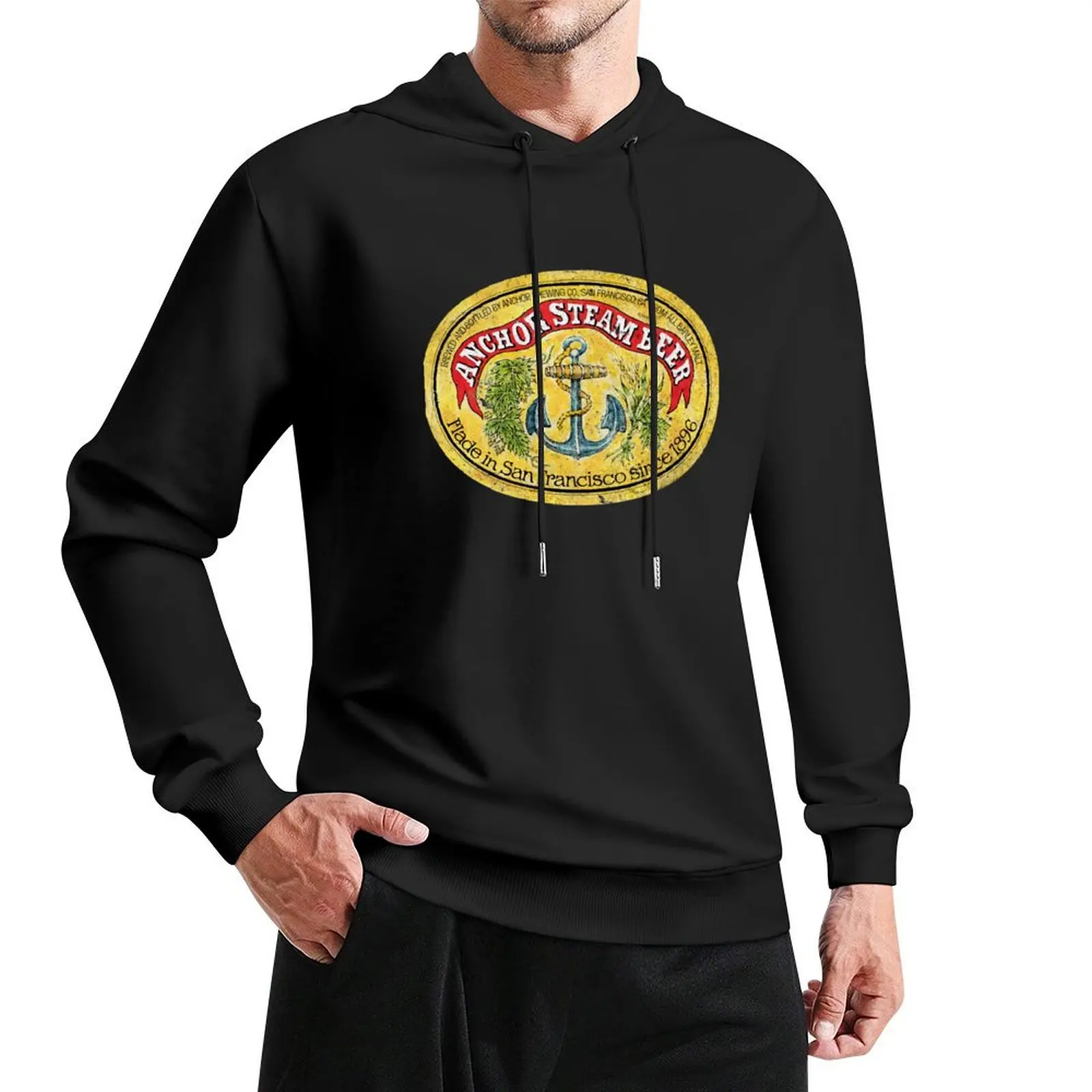 Anchor Steam Beer Classic Pullover Hoodie men clothing korean autumn clothes anime clothes hoodie men