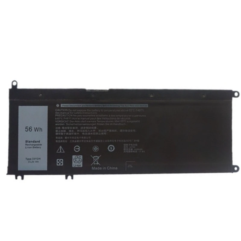 33YDH 15.2V 3500mAh 56Wh Laptop Battery For DELL Inspiron 15 7577 7588 17 7773 7778 7779 7786 G3 3579 5587 3779 7588 P71F G5