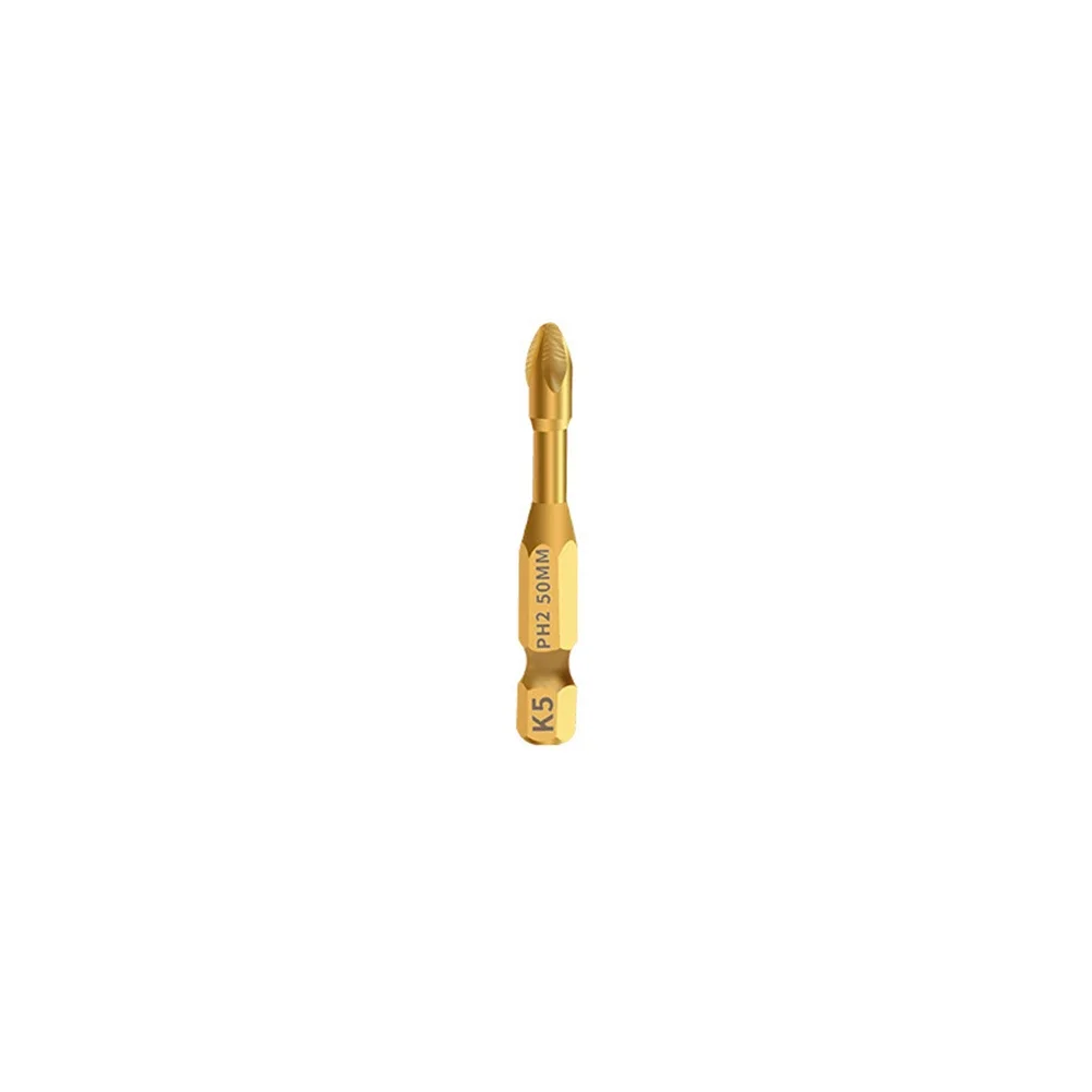 Accessorio per cacciavite Progetti fai-da-te Punta per cacciavite antiscivolo Punta per cacciavite in acciaio legato Varie dimensioni Elevata durezza HRC60