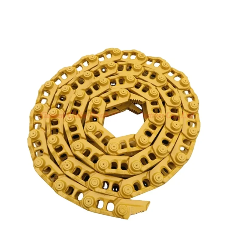 Promotion bulldozer undercarriage parts D3 D4 D5 D6 D7  Tra chain 140-32-00011 140-32-00012 dry lucricated type tra link