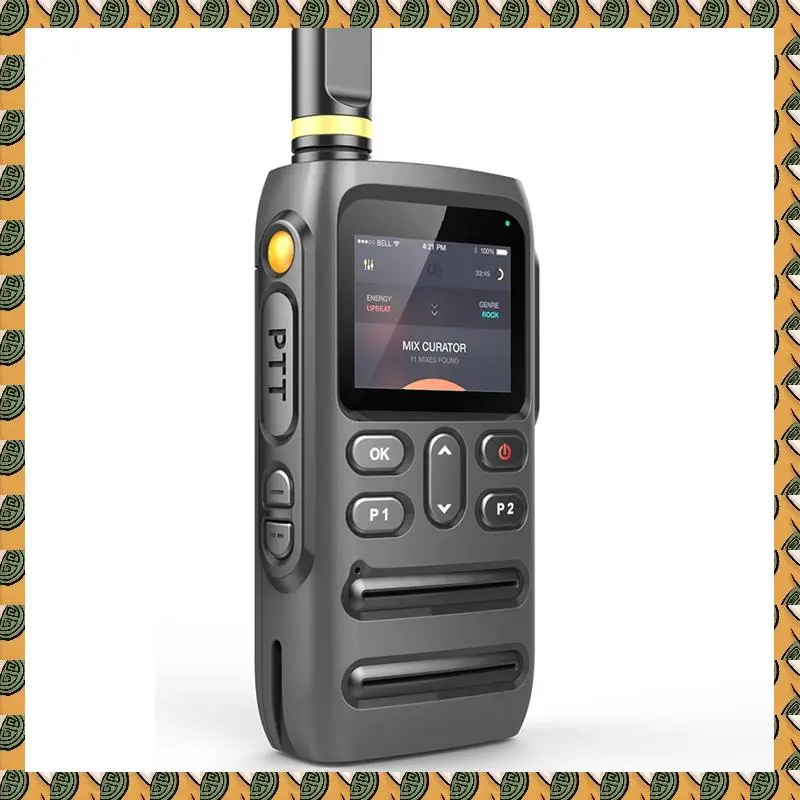 

A77I 1Set JX-700 4G Public Network Digital Walkie Talkie WIFI/Bluetooth Connection GPS Positioning Super Long Standby Time Black