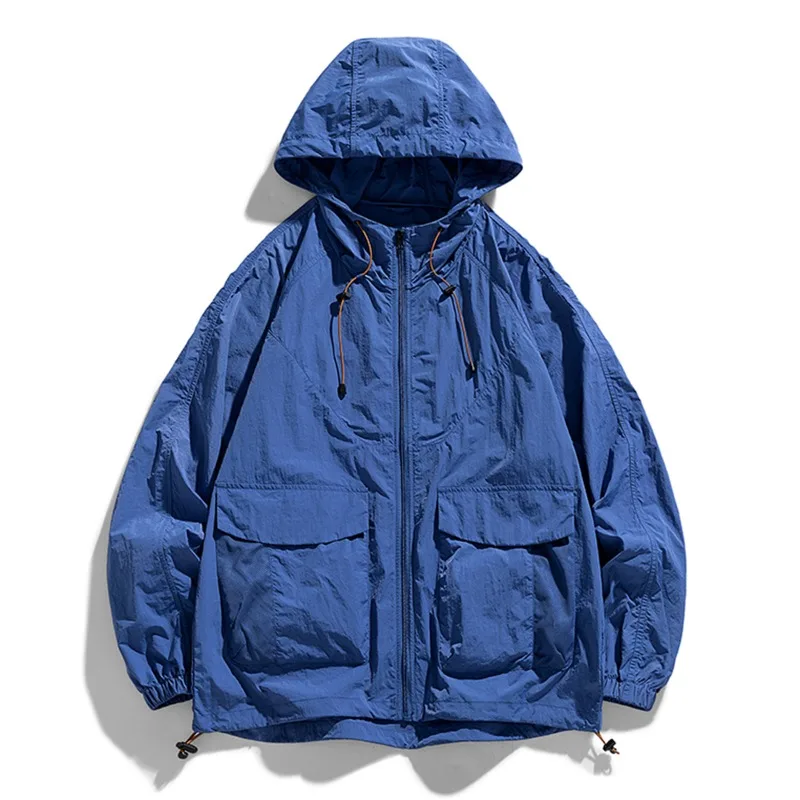 Męska oddychająca kurtka ochronna na co dzień i do sportu, chroniąca przed słońcem, lekka, oddychająca kurtka ochronna, kurtka wędkarska, kurtka wspinaczkowa