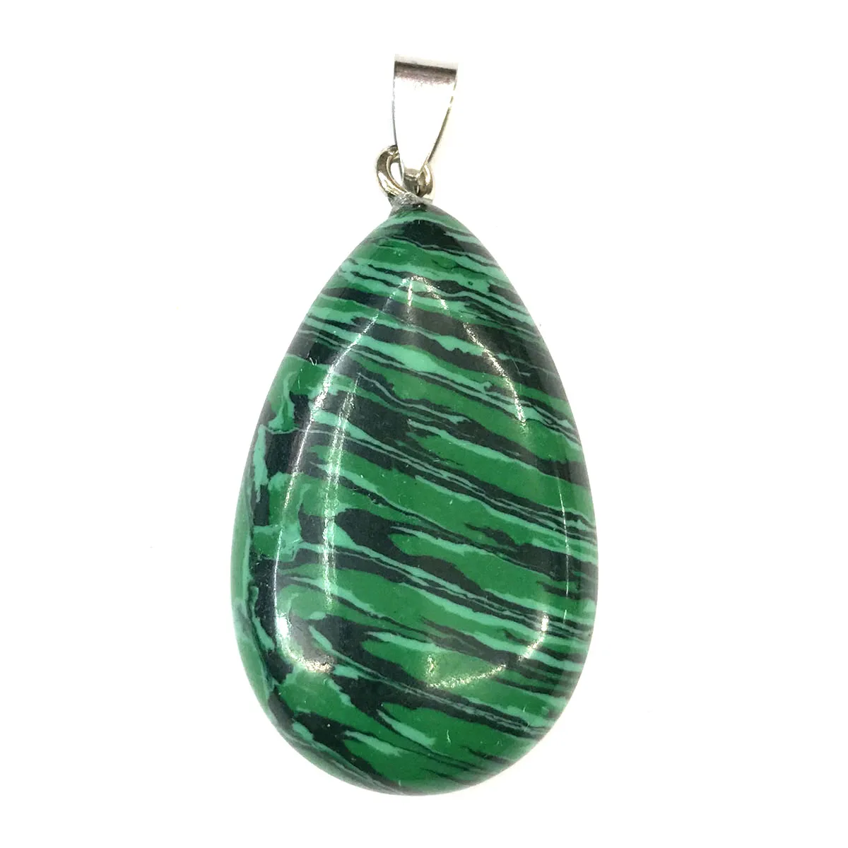 Natural Stone Pendants Water Drop Shape Crystal Agates Necklace Pendant for Jewelry Making Good Quality Size 24mmx43mm