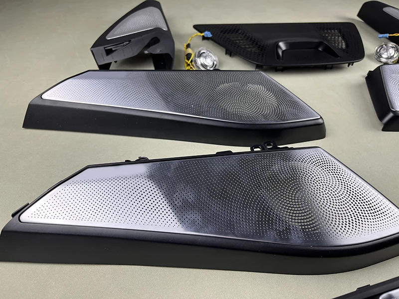 LED Trims โคมไฟเหมาะสําหรับ X5 G05 Ambient ไฟฝาครอบลําโพงภายในแผงประตูชิ้นส่วนตกแต่ง
