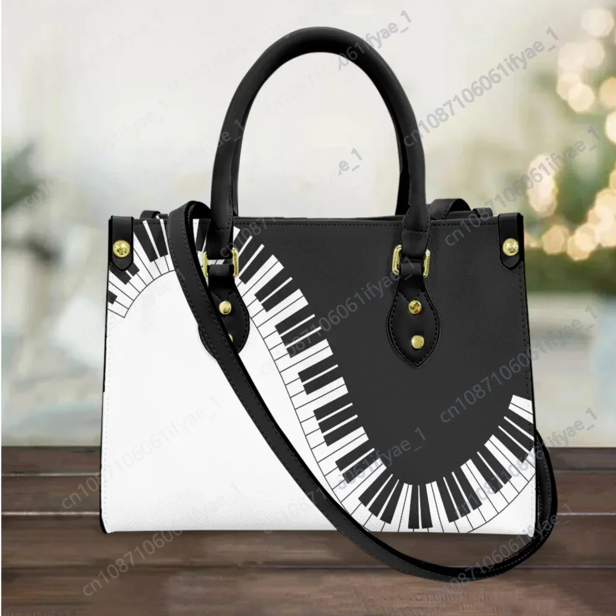 Cross Body Bags Female Luxury Piano Keys Designer Girls Leather Shoulder Bag Music Style Elegant Party Totes HandBags for Women