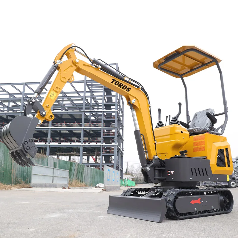 TOROS Customized Earth-moving Machinery Small Excavator 1Ton New Construction Machinery Mini Digger Recruit Agent Cheap Compact