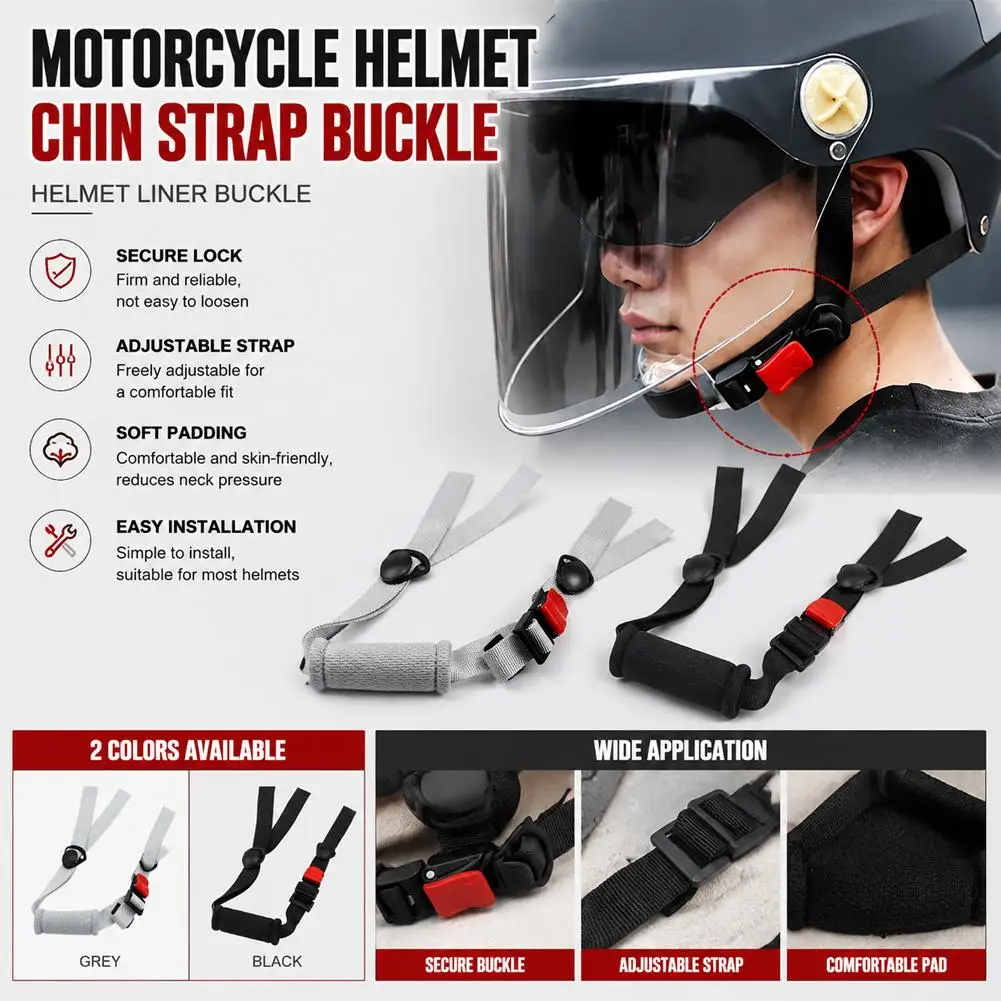 Universal Safety Helmet Chin Strap Adjustable Elastic Strap Bike Hat Chin Straps Motorcycle Bike Helmet Cap Mount Accessories