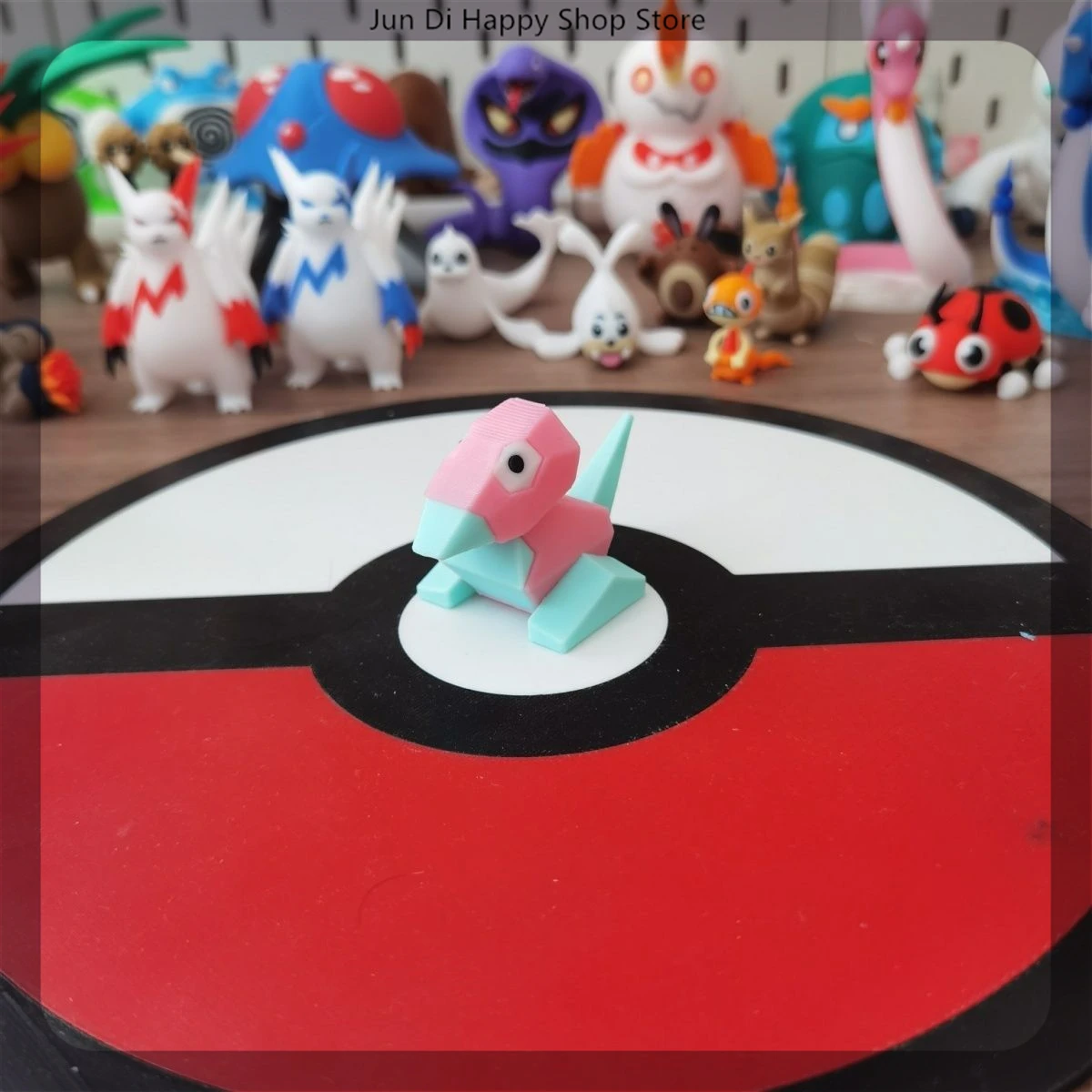 

Porygon Scale World 1:20 Diy 3d Printing Anime Figure Model Statue Collection Desktop Decoration Ornament Toys Kids Gifts