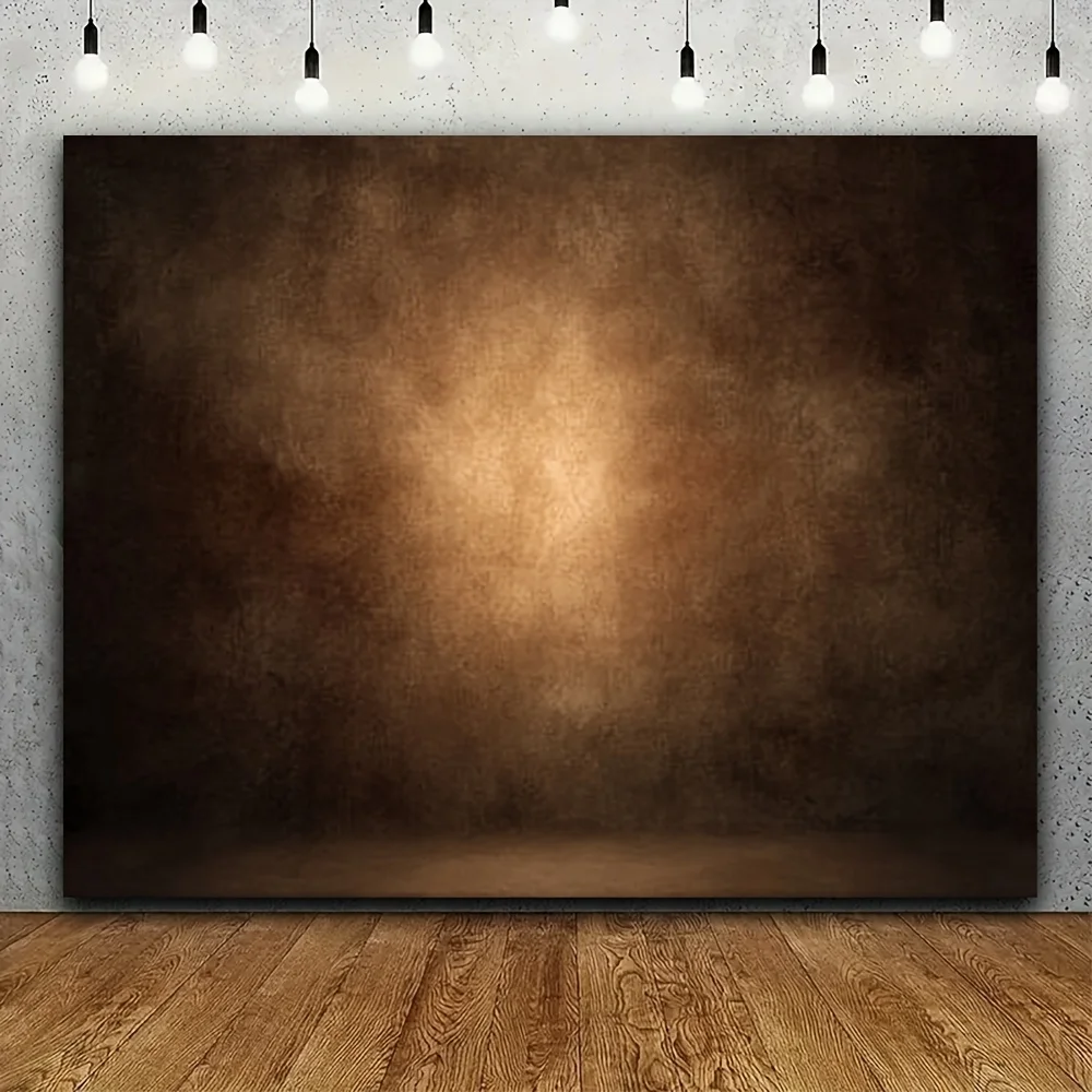 1, 2D-Banner, Fotografie-Hintergrundtuch, langlebiger brauner Farbverlauf, ideale Wahl für Abschlussfeiern und Taufe
