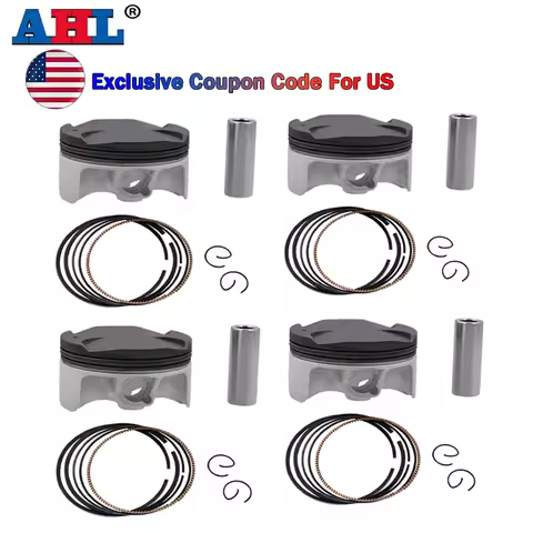 1/4 Set Motorcycle 75mm Piston Rings Pin Kit For HONDA CBR1000RR CBR 1000RR Fireblade 2004-2007 13103-MEL-010 13031-MEL-010