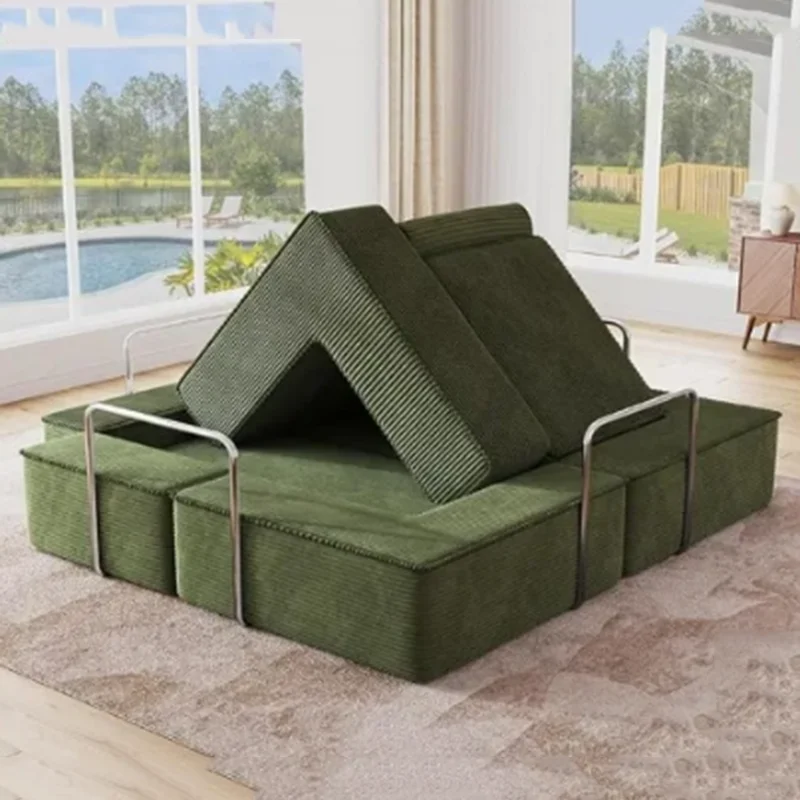 أريكة مضغوطة حديثة من الشمال فاخرة متعددة الوظائف لغرف النوم المستقيمة أريكة مضغوطة تصميم مريح ملحقات Divano