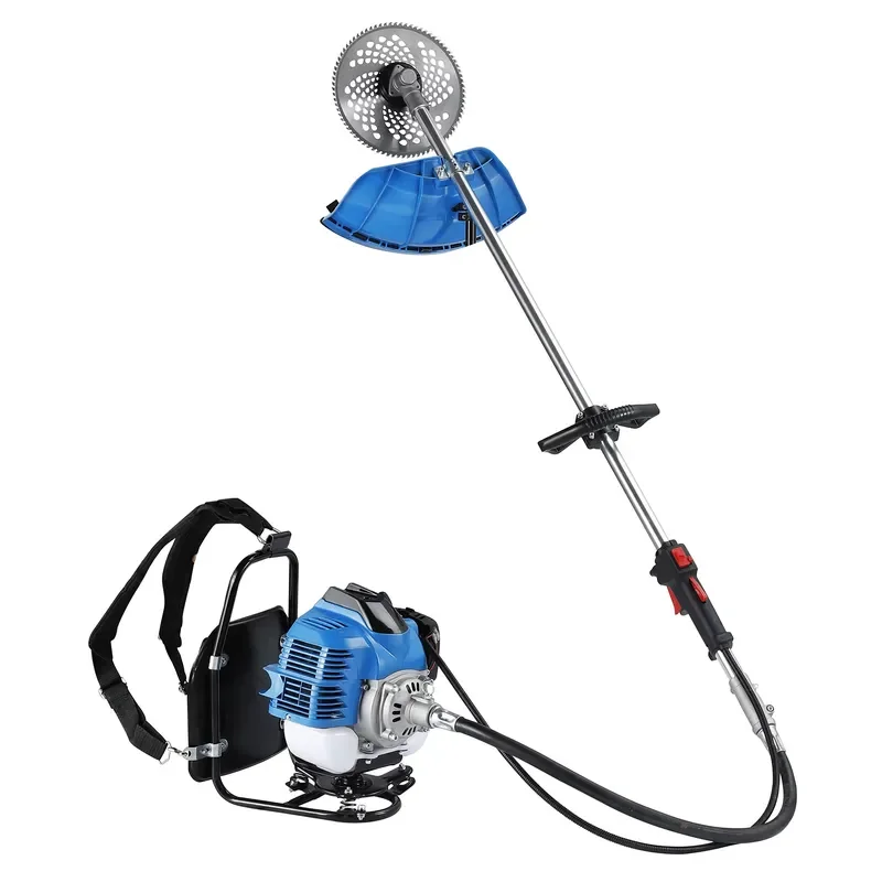 Blue Color Good Quality Backpack 2 Stroke 1E44F Engine 52cc Brush Cutter