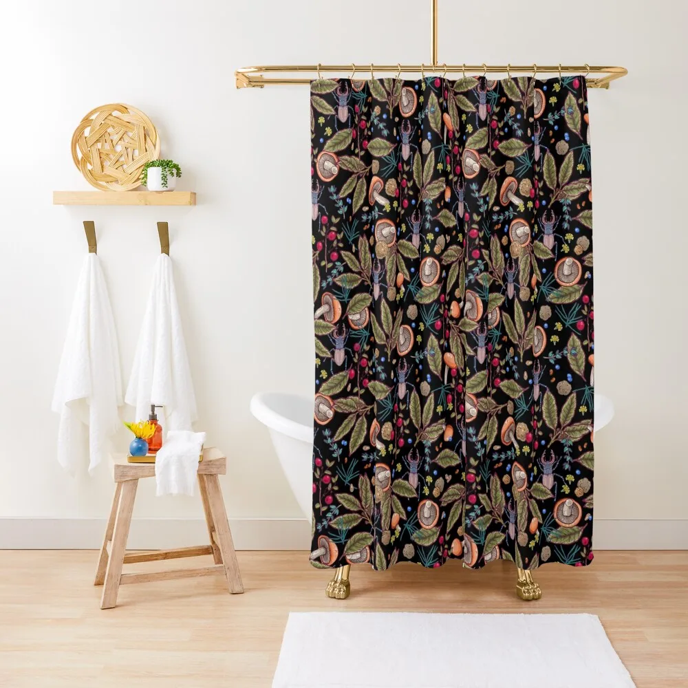 Autumn vibes Shower Curtain Waterproof Bathroom Shower Waterproof Shower Curtain