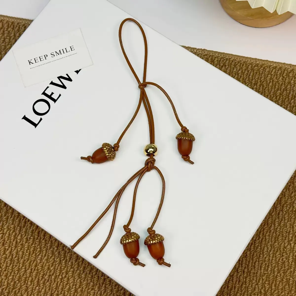 Hazelnut Pendant Bag Charm For Loewe Woman Handbag Exquisite Pendant All-match Cute Backpack Pendant Bag Accessories
