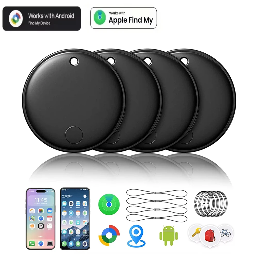 

Mini GPS TrackerSmart Tag Global Locator Anti-lost Device Bluetooth for Apple Android Tracker Elderly Children Pet Valuables