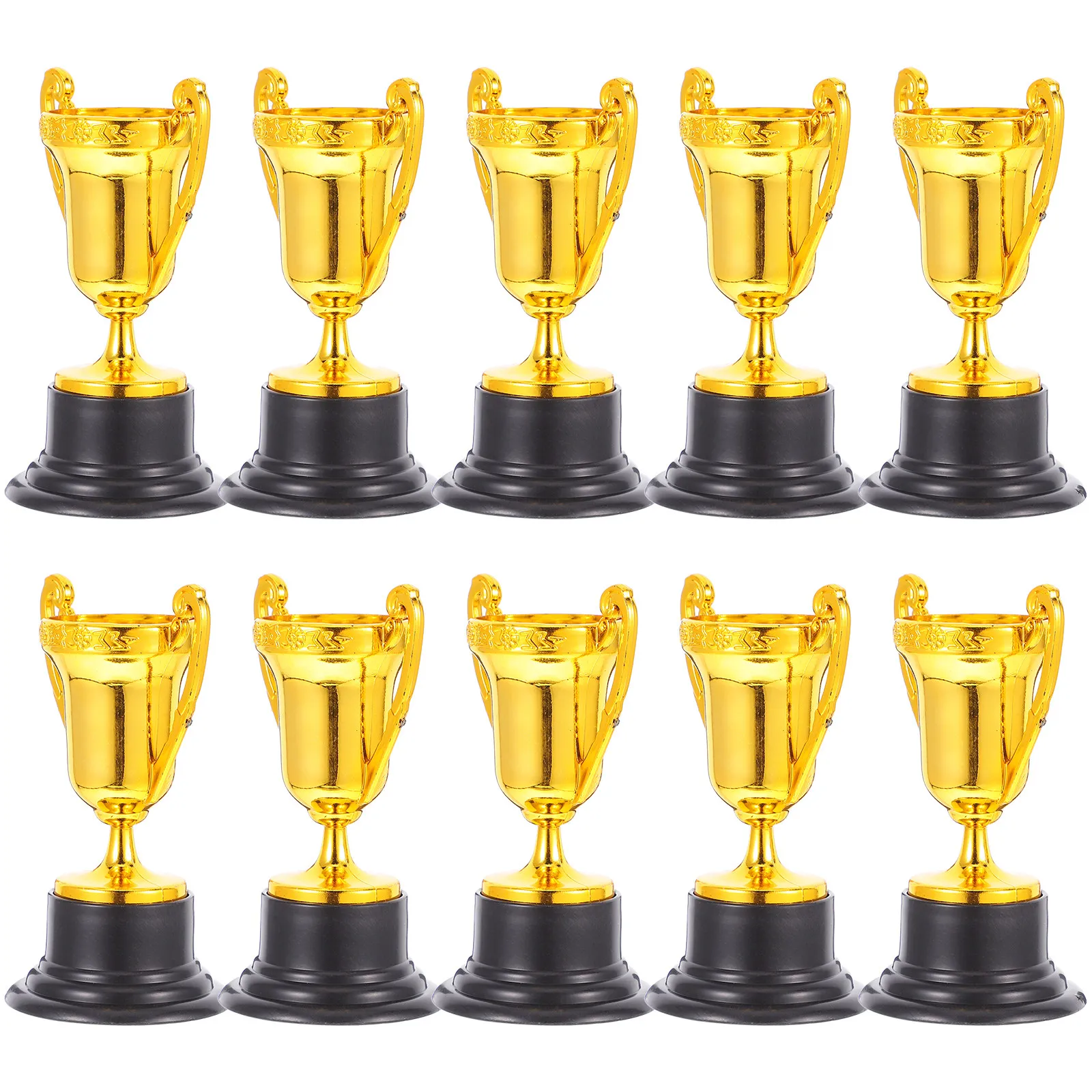 

10 шт. пластиковых маленьких наградных кубков для детей, призы для вечеринок, школьных наград, конкурсов, мероприятий по награждению