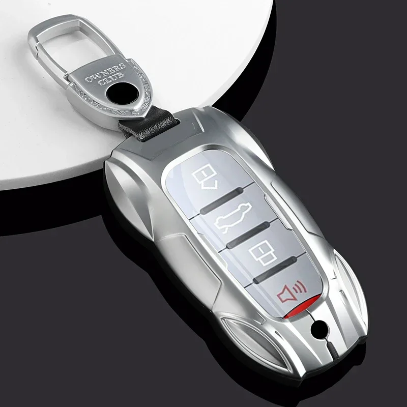 

Metal Car Remote Key Cover Case Holder Housing Shell Bag Fob For GWM New Haval H6 HEV PHEV Jolion S Dargo H9 H2 Hover F7x 2024